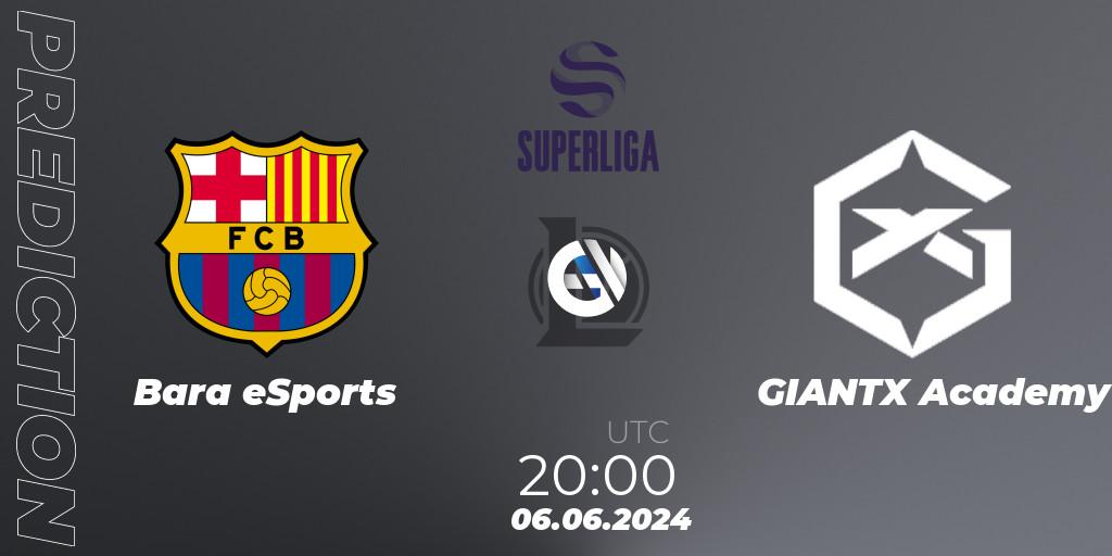 Prognoza Barça eSports - GIANTX Academy. 06.06.2024 at 20:00, LoL, LVP Superliga Summer 2024