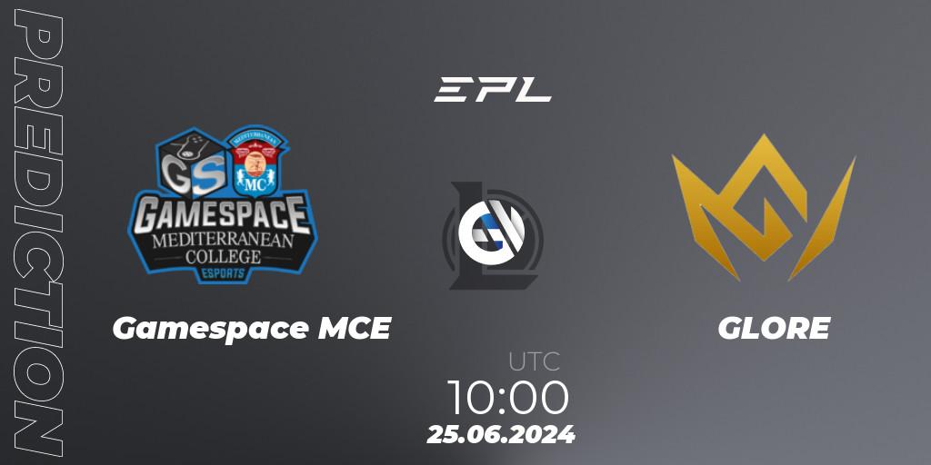Prognoza Gamespace MCE - GLORE. 25.06.2024 at 10:00, LoL, European Pro League: Season 2