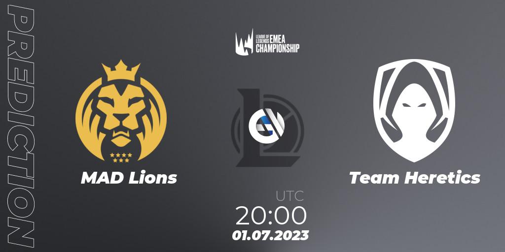Prognoza MAD Lions - Team Heretics. 01.07.2023 at 20:00, LoL, LEC Summer 2023 - Regular Season