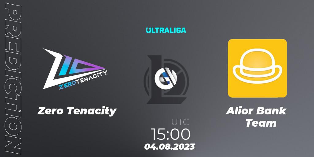 Prognoza Zero Tenacity - Alior Bank Team. 04.08.2023 at 15:00, LoL, Ultraliga Season 10 - Playoffs
