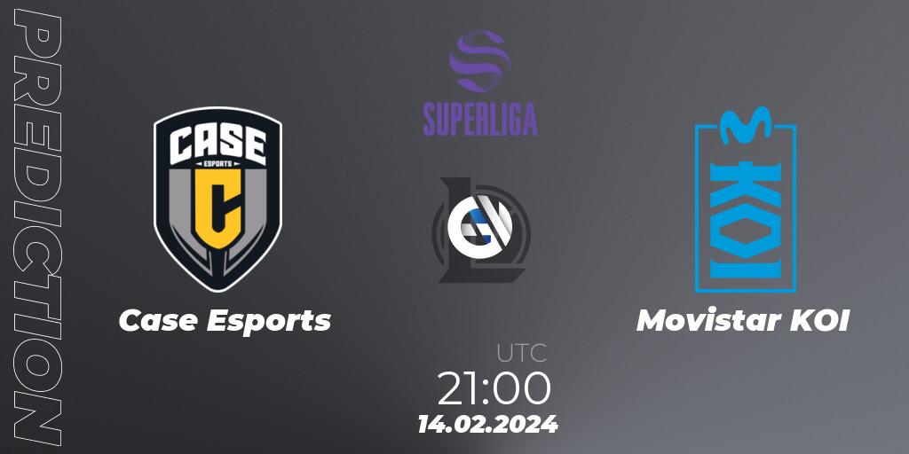 Prognoza Case Esports - Movistar KOI. 14.02.2024 at 21:00, LoL, Superliga Spring 2024 - Group Stage