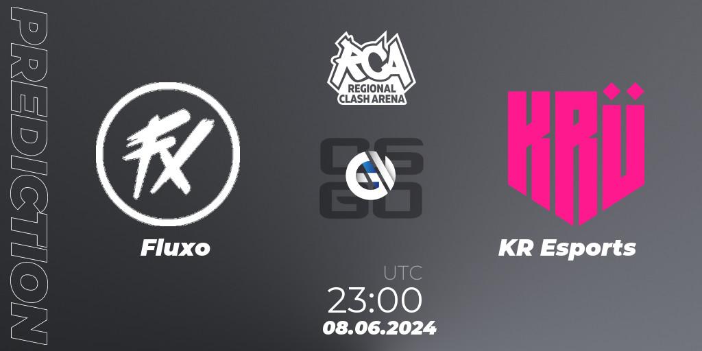 Prognoza Fluxo - KRÜ Esports. 08.06.2024 at 23:00, Counter-Strike (CS2), Regional Clash Arena South America