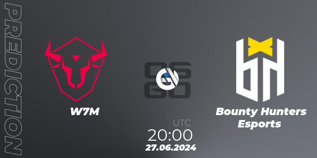 Prognoza W7M - Bounty Hunters Esports. 27.06.2024 at 20:00, Counter-Strike (CS2), Aorus League 2024 Season 1: Brazil