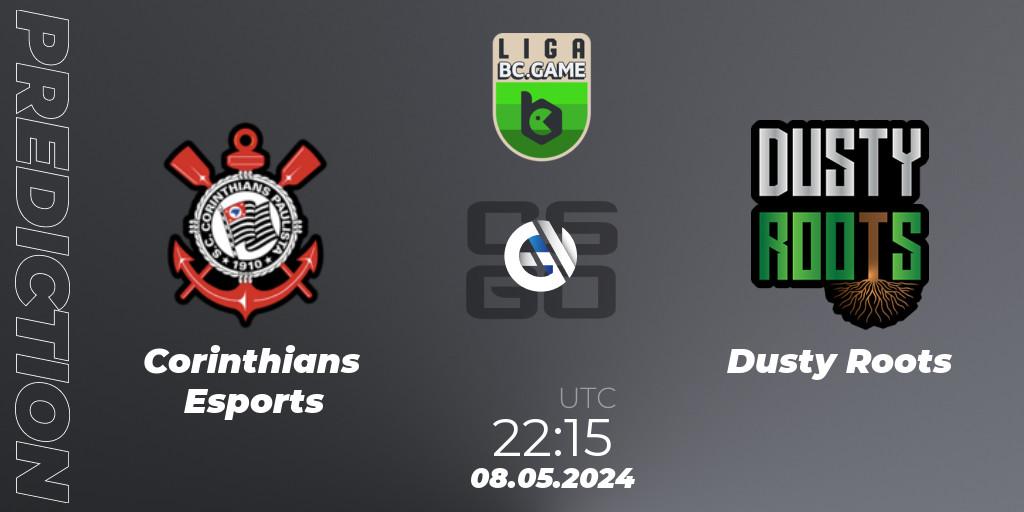 Prognoza Corinthians Esports - Dusty Roots. 08.05.2024 at 22:15, Counter-Strike (CS2), Dust2 Brasil Liga Season 3