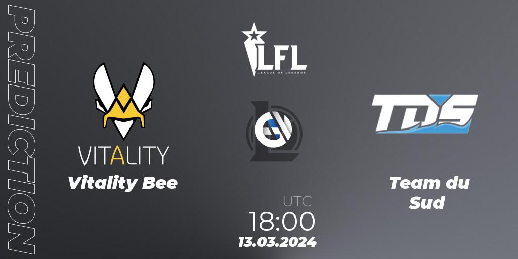 Prognoza Vitality Bee - Team du Sud. 13.03.24, LoL, LFL Spring 2024