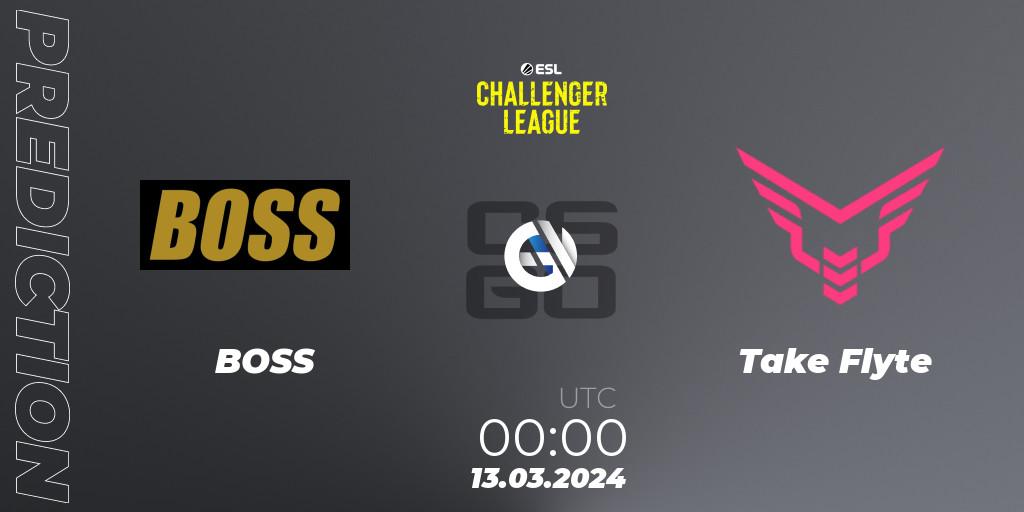 Prognoza BOSS - Take Flyte. 23.05.2024 at 01:00, Counter-Strike (CS2), ESL Challenger League Season 47: North America