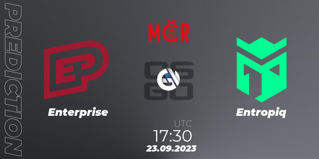 Prognoza Enterprise - Entropiq. 23.09.2023 at 17:30, Counter-Strike (CS2), Tipsport Cup Prague Fall 2023: Closed Qualifier
