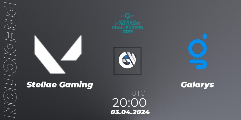 Prognoza Stellae Gaming - Galorys. 03.04.2024 at 20:00, VALORANT, VALORANT Challengers Brazil 2024: Split 1