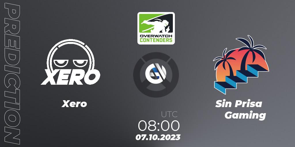 Prognoza Xero - Sin Prisa Gaming. 07.10.2023 at 08:00, Overwatch, Overwatch Contenders 2023 Fall Series: Korea