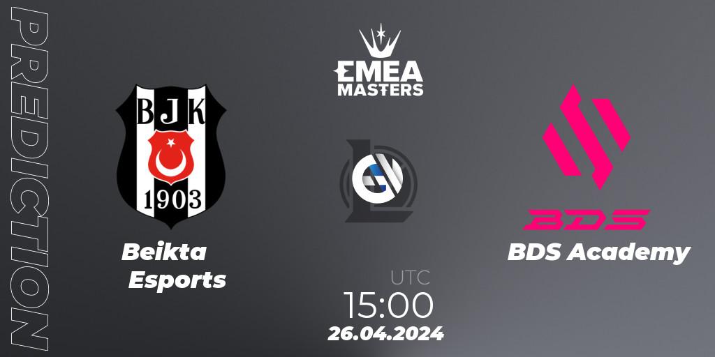 Prognoza Beşiktaş Esports - BDS Academy. 26.04.24, LoL, EMEA Masters Spring 2024 - Playoffs