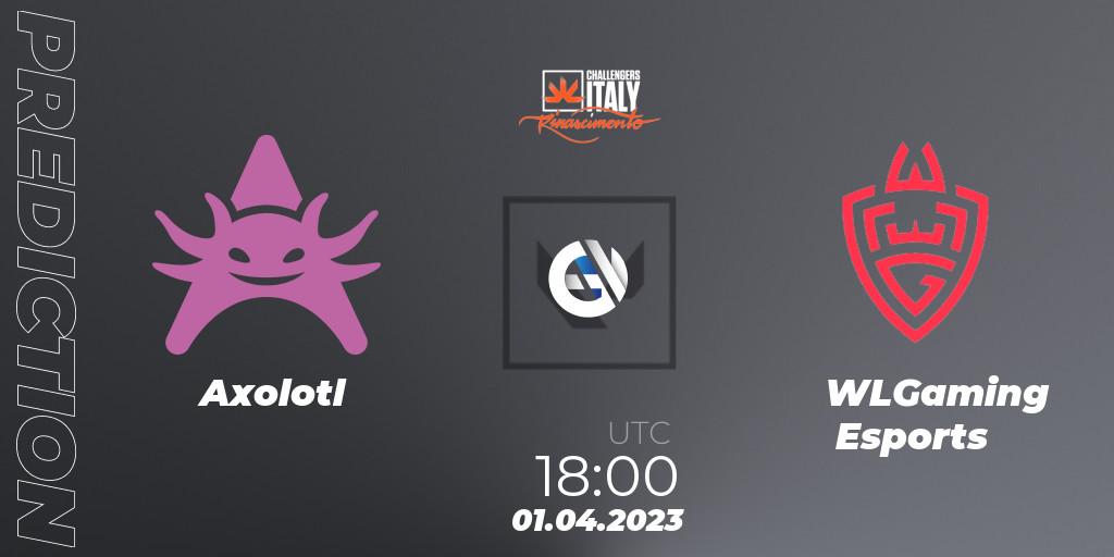 Prognoza Axolotl - WLGaming Esports. 01.04.23, VALORANT, VALORANT Challengers 2023 Italy: Rinascimento Split 2