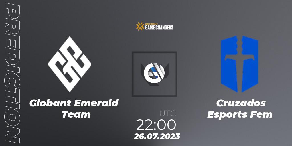Prognoza Globant Emerald Team - Cruzados Esports Fem. 26.07.2023 at 22:00, VALORANT, VCT 2023: Game Changers Latin America South