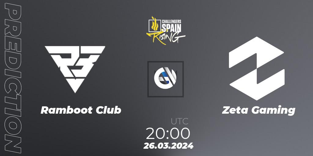 Prognoza Ramboot Club - Zeta Gaming. 26.03.24, VALORANT, VALORANT Challengers 2024 Spain: Rising Split 1
