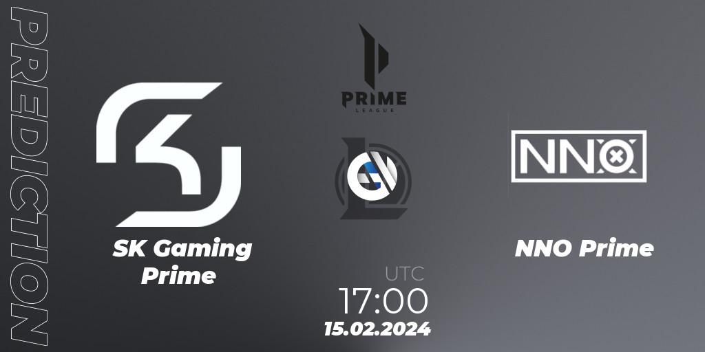 Prognoza SK Gaming Prime - NNO Prime. 17.01.24, LoL, Prime League Spring 2024 - Group Stage