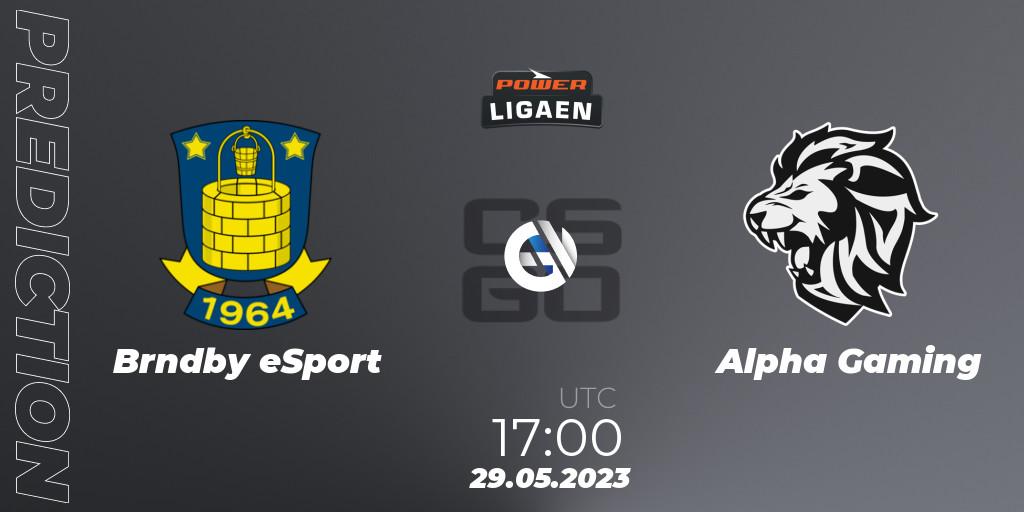 Prognoza Brøndby eSport - Alpha Gaming. 29.05.2023 at 17:00, Counter-Strike (CS2), Dust2.dk Ligaen Season 23