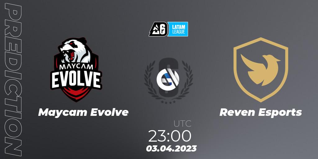 Prognoza Maycam Evolve - Reven Esports. 03.04.23, Rainbow Six, LATAM League 2023 - Stage 1