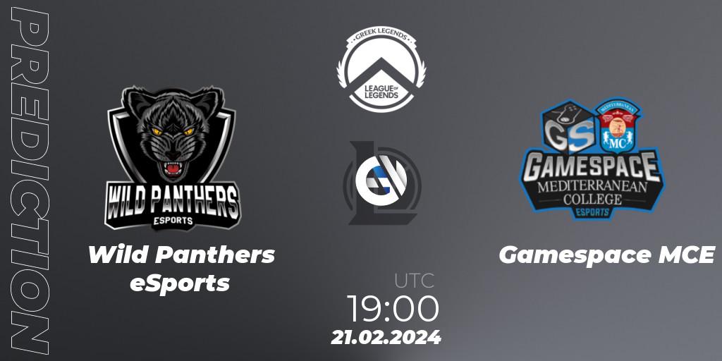 Prognoza Wild Panthers eSports - Gamespace MCE. 21.02.2024 at 19:00, LoL, GLL Spring 2024