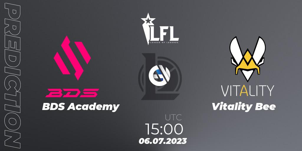 Prognoza BDS Academy - Vitality Bee. 06.07.2023 at 15:00, LoL, LFL Summer 2023 - Group Stage