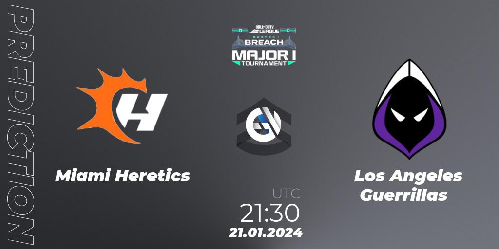 Prognoza Miami Heretics - Los Angeles Guerrillas. 20.01.2024 at 21:30, Call of Duty, Call of Duty League 2024: Stage 1 Major Qualifiers