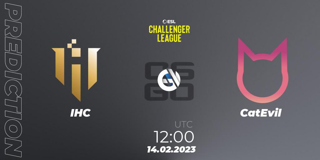 Prognoza IHC - CatEvil. 14.02.2023 at 12:00, Counter-Strike (CS2), ESL Challenger League Season 44: Asia-Pacific