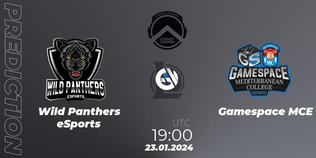 Prognoza Wild Panthers eSports - Gamespace MCE. 23.01.2024 at 19:00, LoL, GLL Spring 2024