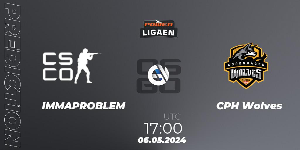 Prognoza IMMAPROBLEM - CPH Wolves. 06.05.2024 at 17:00, Counter-Strike (CS2), Dust2.dk Ligaen Season 26