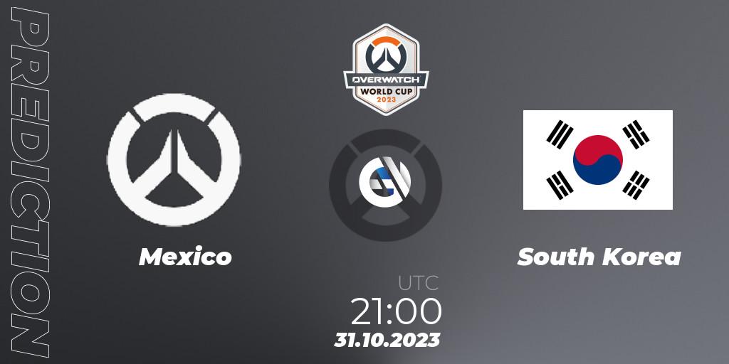Prognoza Mexico - South Korea. 31.10.23, Overwatch, Overwatch World Cup 2023