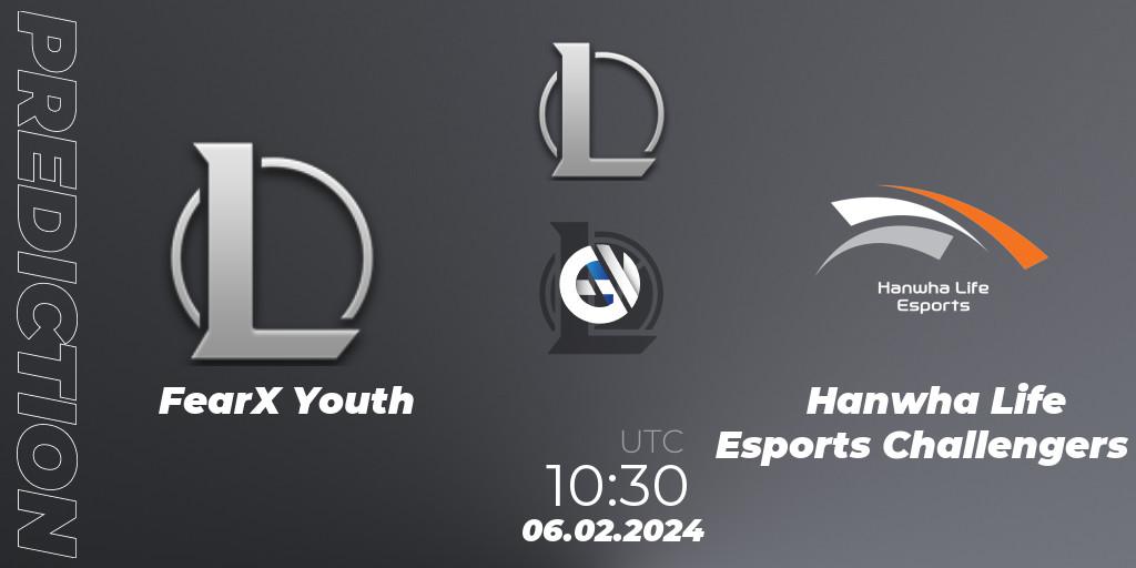 Prognoza FearX Youth - Hanwha Life Esports Challengers. 06.02.2024 at 10:30, LoL, LCK Challengers League 2024 Spring - Group Stage