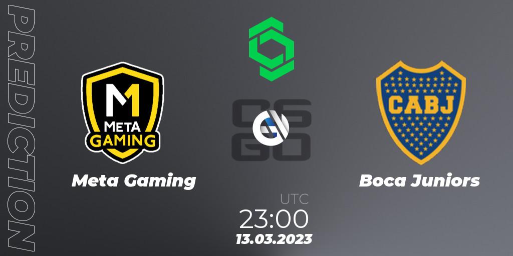 Prognoza Meta Gaming Brasil - Boca Juniors. 14.03.2023 at 00:00, Counter-Strike (CS2), CCT South America Series #5