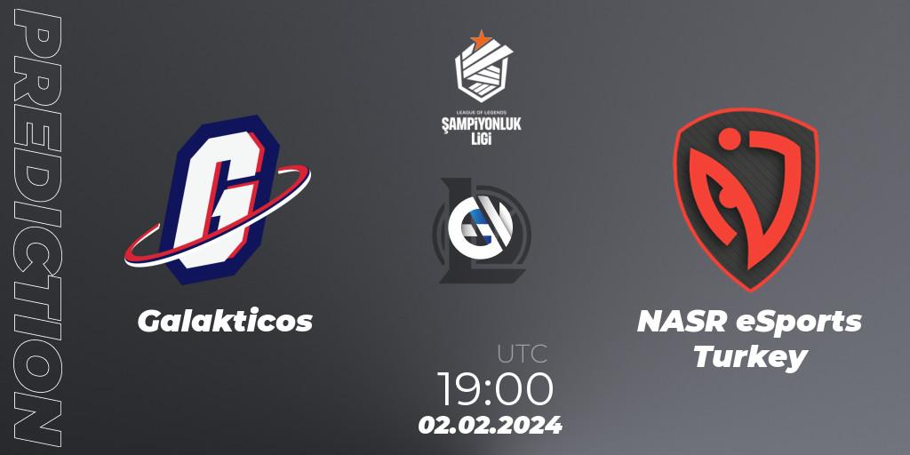 Prognoza Galakticos - NASR eSports Turkey. 02.02.2024 at 19:00, LoL, TCL Winter 2024