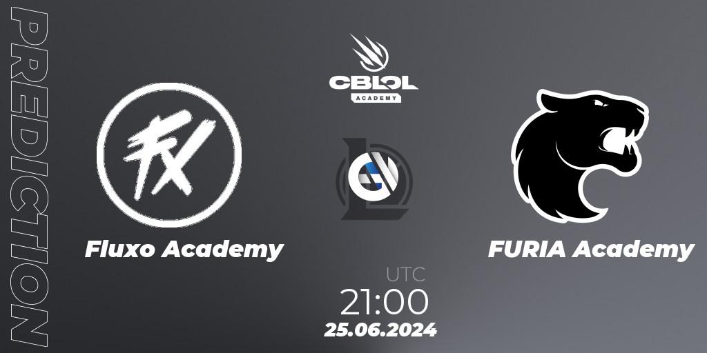 Prognoza Fluxo Academy - FURIA Academy. 25.06.2024 at 21:00, LoL, CBLOL Academy 2024