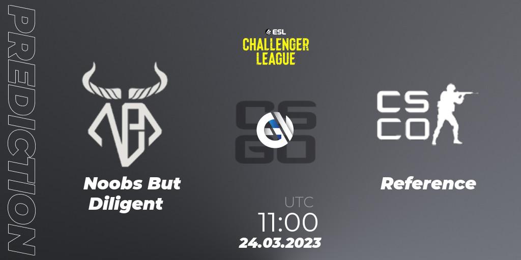 Prognoza Noobs But Diligent - Reference. 24.03.2023 at 11:00, Counter-Strike (CS2), ESL Challenger League Season 44 Relegation: Asia-Pacific