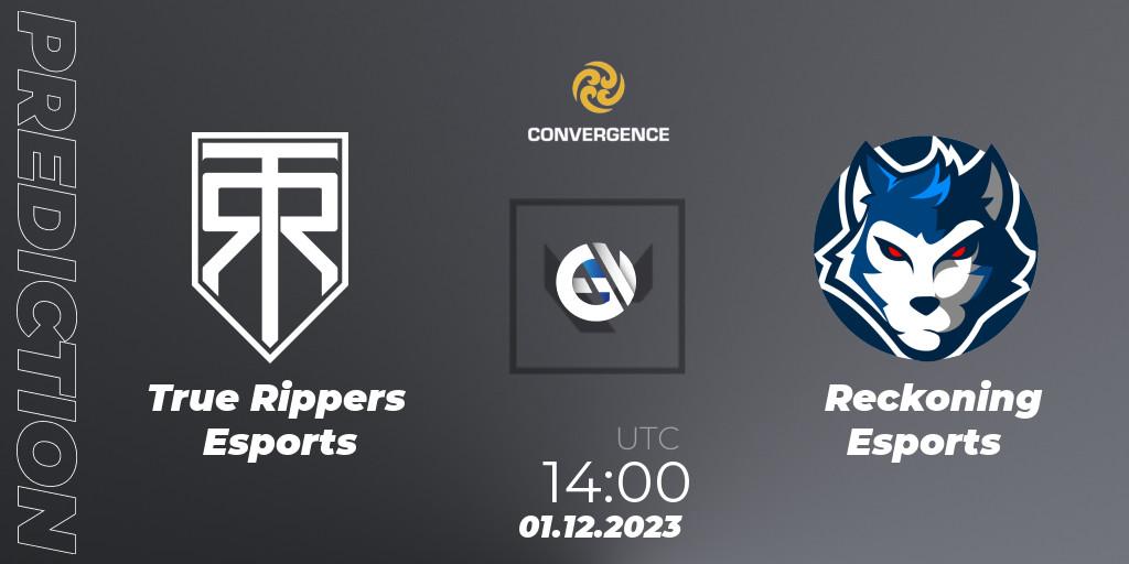 Prognoza True Rippers Esports - Reckoning Esports. 02.12.23, VALORANT, Convergence 2023