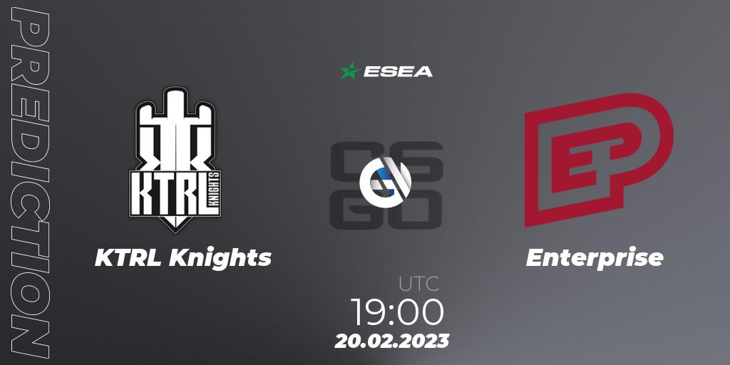 Prognoza Juggernauts - Enterprise. 20.02.23, CS2 (CS:GO), ESEA Season 44: Advanced Division - Europe