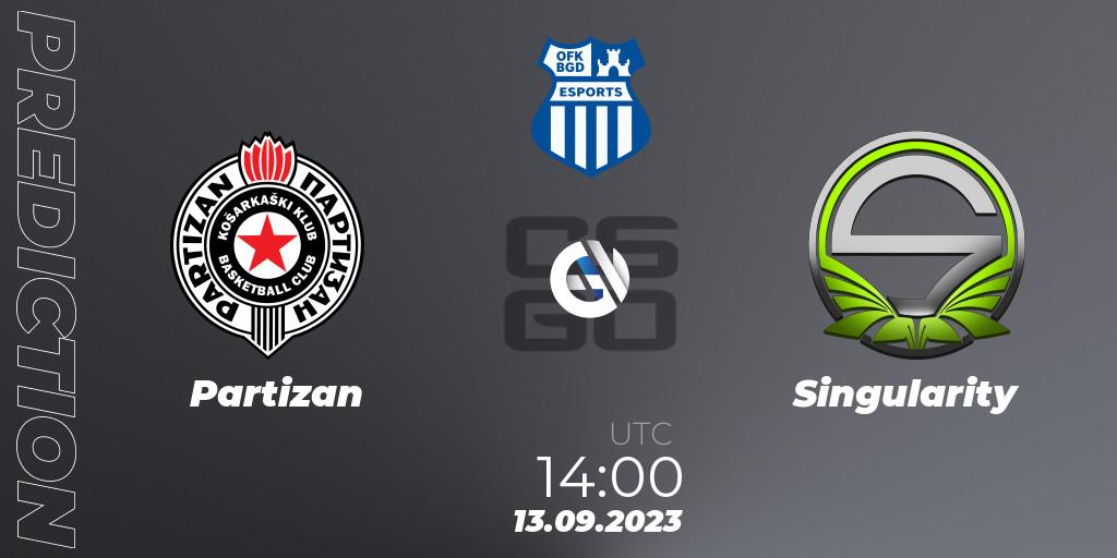 Prognoza Partizan - Singularity. 13.09.23, CS2 (CS:GO), OFK BGD Esports Series #1