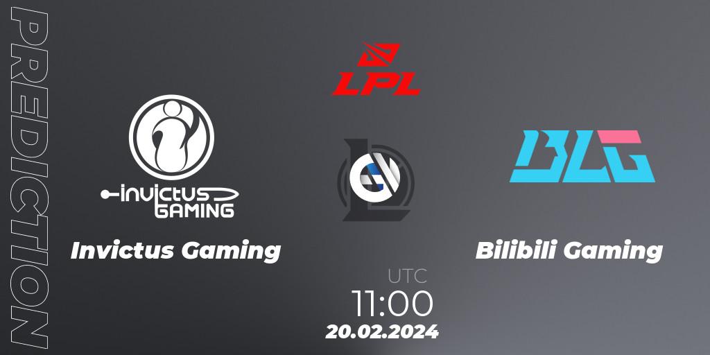 Prognoza Invictus Gaming - Bilibili Gaming. 20.02.2024 at 11:00, LoL, LPL Spring 2024 - Group Stage