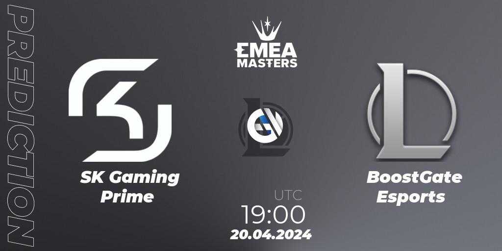 Prognoza SK Gaming Prime - BoostGate Esports. 20.04.24, LoL, EMEA Masters Spring 2024 - Group Stage
