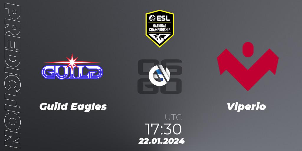 Prognoza Guild Eagles - Viperio. 22.01.2024 at 17:30, Counter-Strike (CS2), ESL Pro League Season 19 NC Europe Qualifier