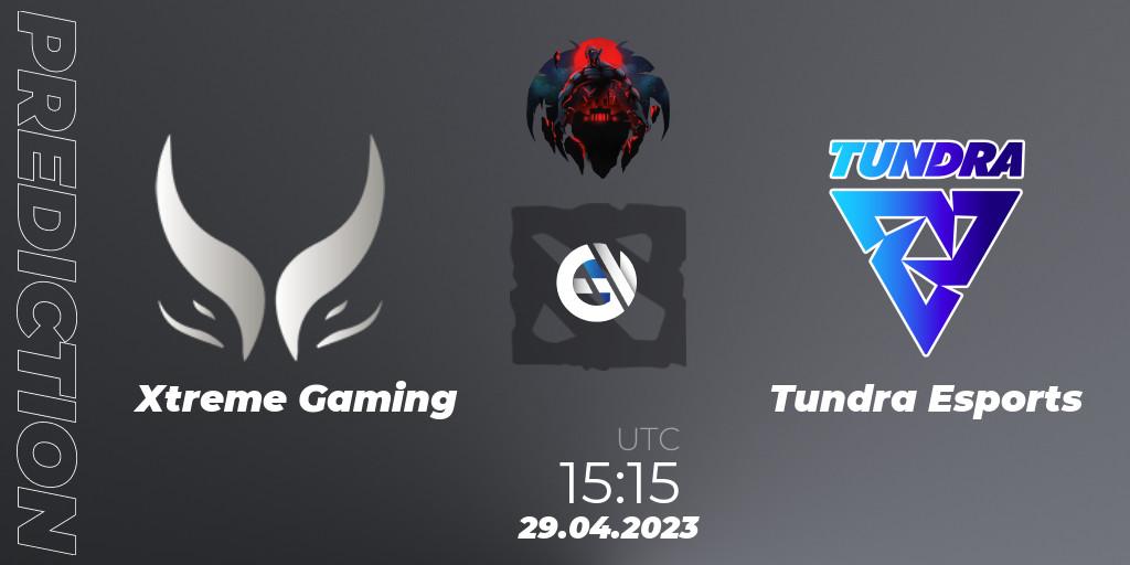 Prognoza Xtreme Gaming - Tundra Esports. 29.04.2023 at 15:39, Dota 2, The Berlin Major 2023 ESL - Group Stage