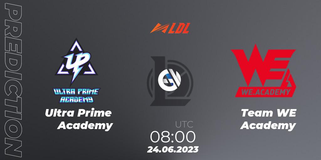 Prognoza Ultra Prime Academy - Team WE Academy. 24.06.2023 at 08:00, LoL, LDL 2023 - Regular Season - Stage 3
