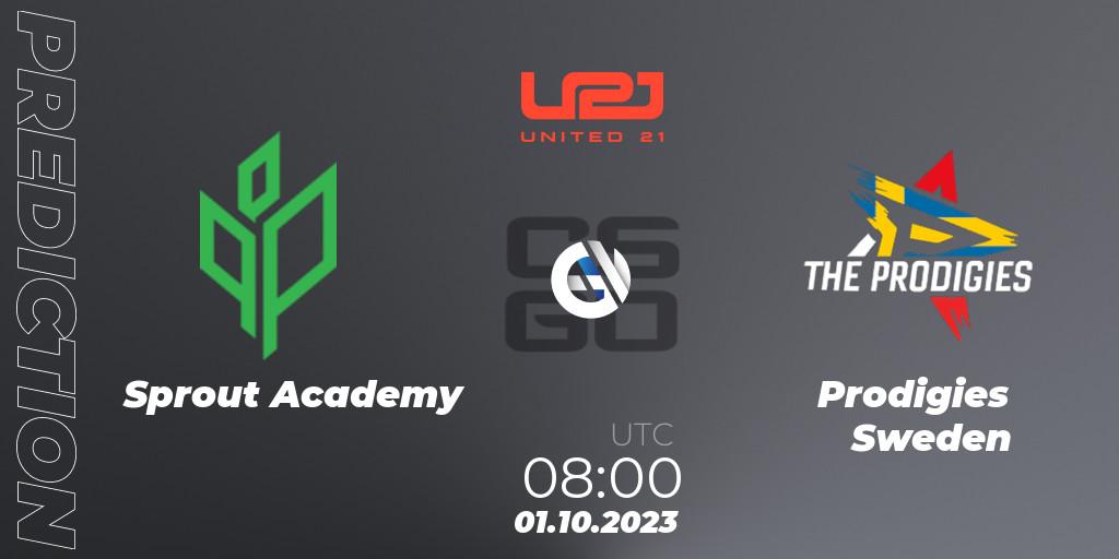Prognoza Sprout Academy - Prodigies Sweden. 01.10.2023 at 08:00, Counter-Strike (CS2), United21 Season 6