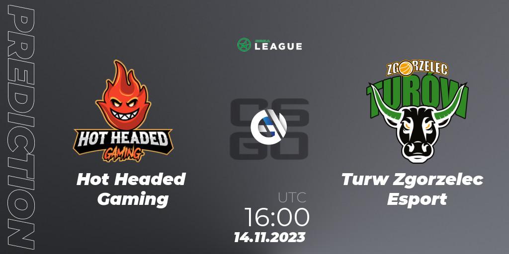 Prognoza Hot Headed Gaming - Turów Zgorzelec Esport. 14.11.2023 at 16:00, Counter-Strike (CS2), ESEA Season 47: Advanced Division - Europe