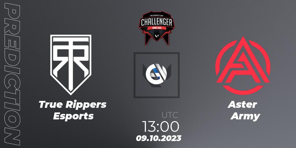 Prognoza True Rippers Esports - Aster Army. 09.10.2023 at 13:15, VALORANT, TEC Challenger Series 10