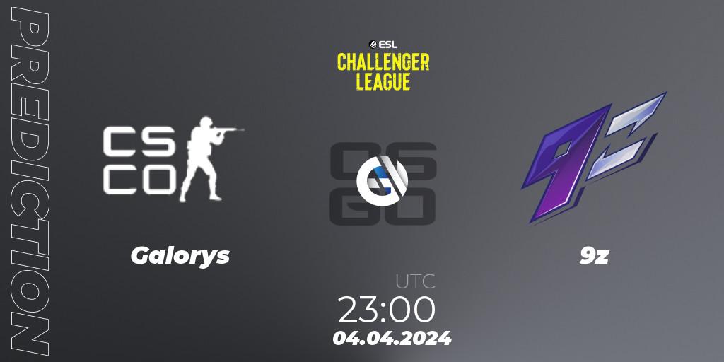 Prognoza Galorys - 9z. 04.04.24, CS2 (CS:GO), ESL Challenger League Season 47: South America
