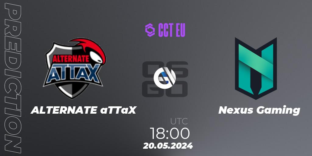 Prognoza ALTERNATE aTTaX - Nexus Gaming. 20.05.2024 at 18:00, Counter-Strike (CS2), CCT Season 2 Europe Series 4
