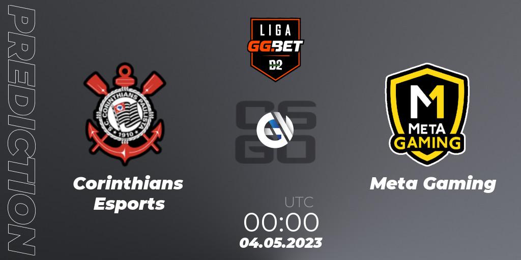 Prognoza Corinthians Esports - Meta Gaming Brasil. 04.05.2023 at 00:00, Counter-Strike (CS2), Dust2 Brasil Liga Season 1