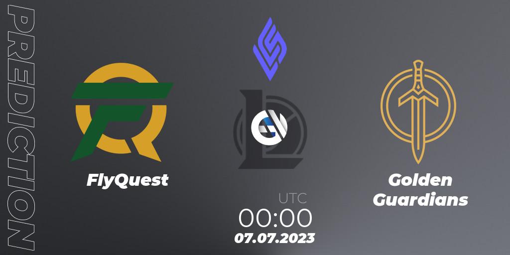 Prognoza FlyQuest - Golden Guardians. 07.07.23, LoL, LCS Summer 2023 - Group Stage