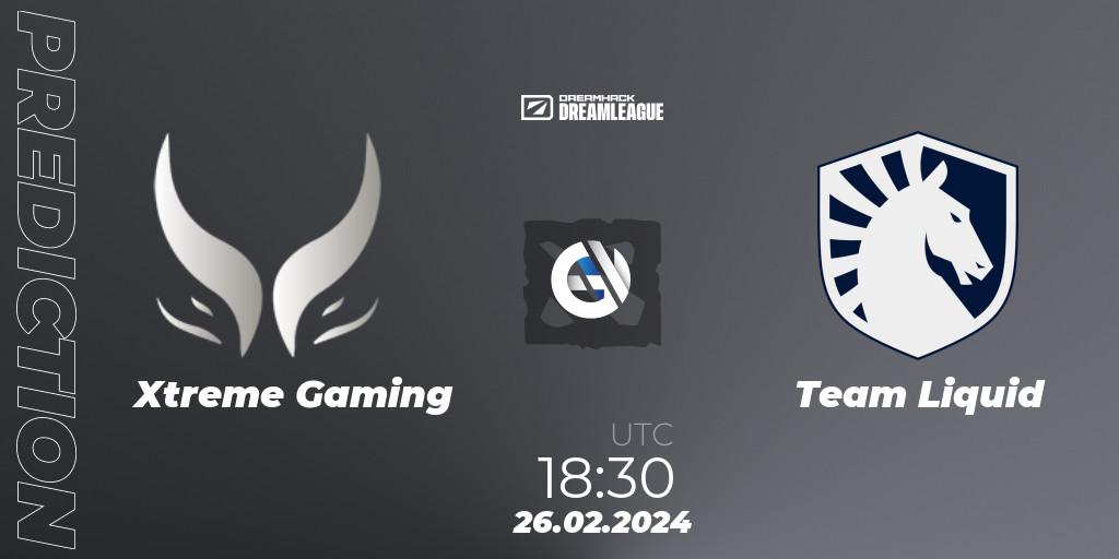 Prognoza Xtreme Gaming - Team Liquid. 26.02.24, Dota 2, DreamLeague Season 22
