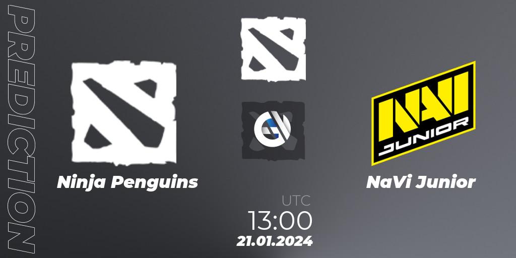 Prognoza Ninja Penguins - NaVi Junior. 21.01.2024 at 13:01, Dota 2, European Pro League Season 16