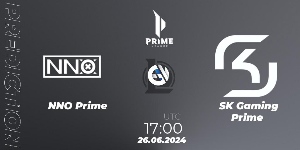 Prognoza NNO Prime - SK Gaming Prime. 26.06.2024 at 17:00, LoL, Prime League Summer 2024